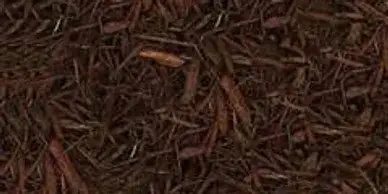 close up of mulch